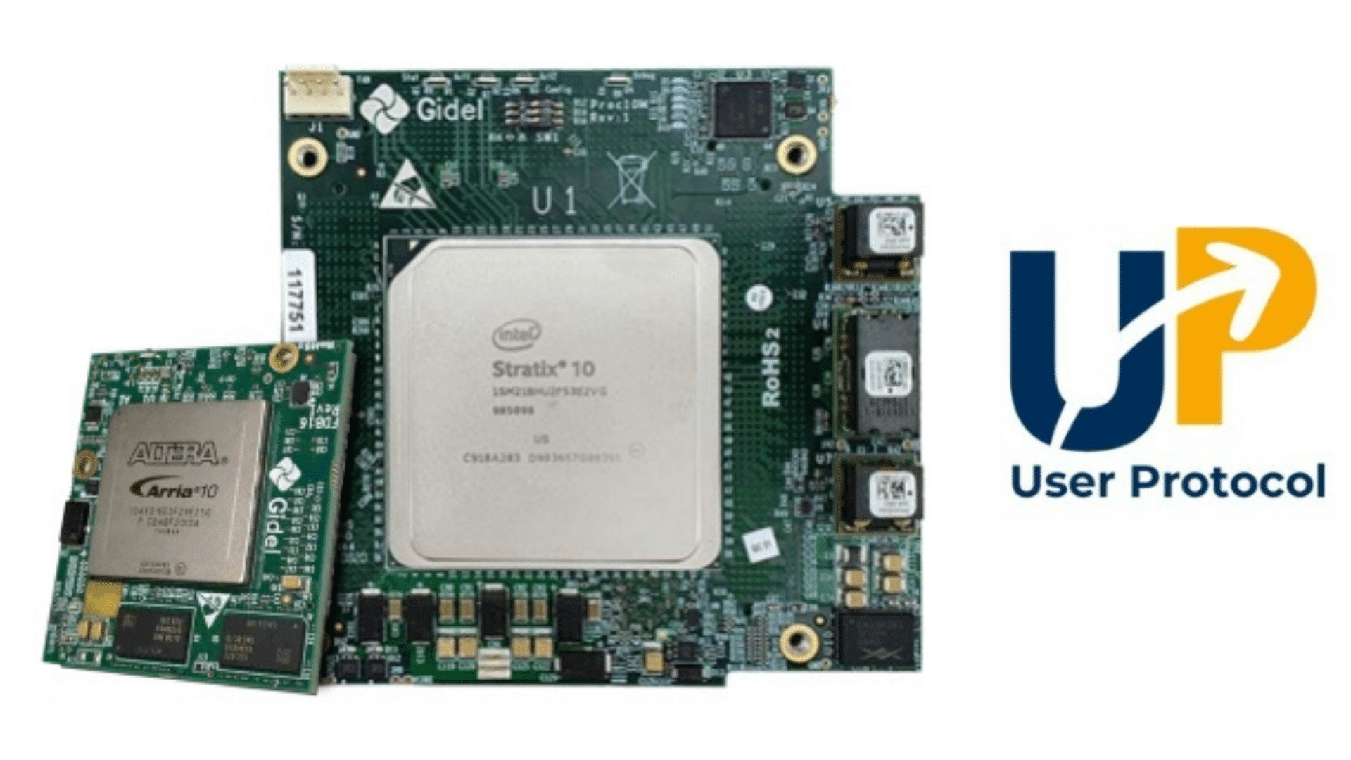 Gidel tiny and powerful FPGA modules for custom carrier board integration and User-Defined Protocols